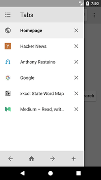 Lightning Web Browser APK screenshot 1