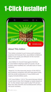 JAVA EDITION Mod for Minecraft APK screenshot 1