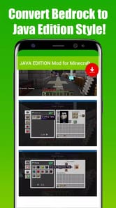 JAVA EDITION Mod for Minecraft APK screenshot 1