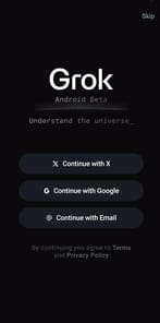 Grok APK screenshot 1