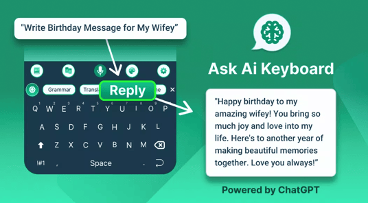Ai Chat Keyboard APK screenshot 1