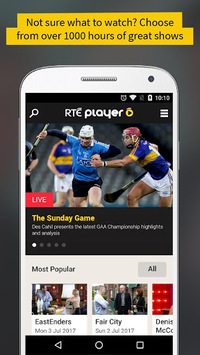 RTÉ Player APK screenshot 1 RTÉ Player APK screenshot 1