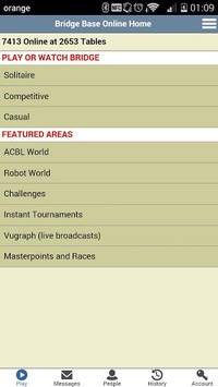 Bridge Base Online APK screenshot 1