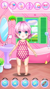Doll Girl Dress Up & Caring APK screenshot 1