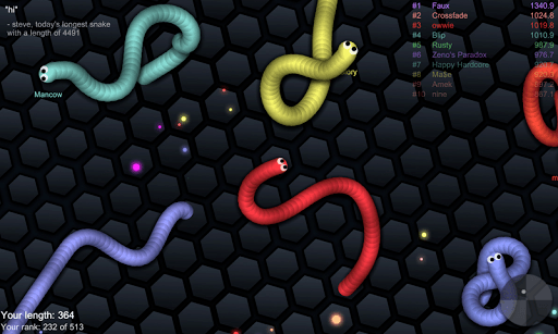 slither.io APK screenshot 1 slither.io APK screenshot 1