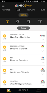 NBC Sports APK screenshot 1 NBC Sports APK screenshot 1