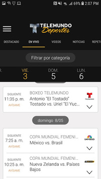 Telemundo Deportes APK screenshot 1