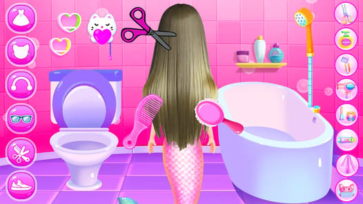 Princess Mermaid At Hair Salon APK screenshot 1