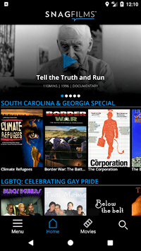 SnagFilms - Watch Free Movies APK screenshot 1
