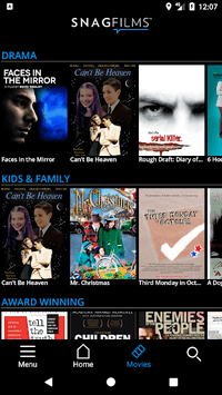 SnagFilms - Watch Free Movies APK screenshot 1