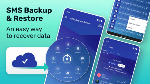 SMS Backup & Restore APK screenshot 1