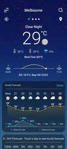 9Weather: Weather forecast APK screenshot 1