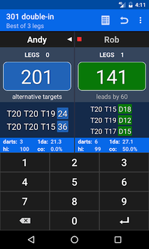 Darts Scoreboard APK screenshot 1