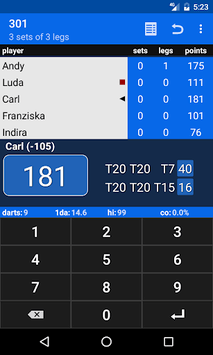 Darts Scoreboard APK screenshot 1