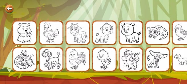Animal Coloring Book for Kids APK screenshot 1
