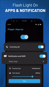 Flash Alert - Call & SMS APK screenshot 1