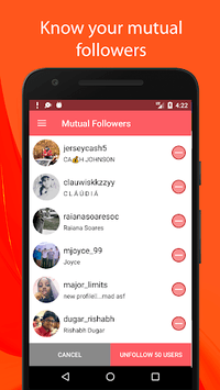 Unfollow for Instagram - Non followers & Fans APK screenshot 1