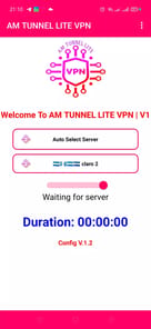 AM TUNNEL LITE VPN APK screenshot 1