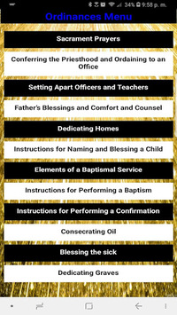 LDS Ordinances & Tools APK screenshot 1