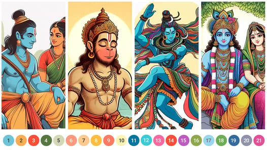 Colour Game: Gods & Stories APK screenshot 1 Colour Game: Gods & Stories APK screenshot 1
