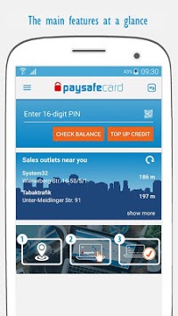paysafecard – pay cash online APK screenshot 1