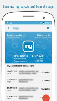 paysafecard – pay cash online APK screenshot 1
