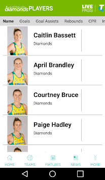 Netball Live Official APK screenshot 1