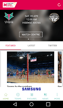 Netball Live Official APK screenshot 1