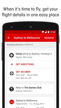 Qantas Airways APK screenshot 1