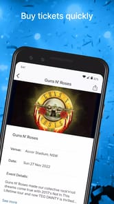 Ticketek AU APK screenshot 1