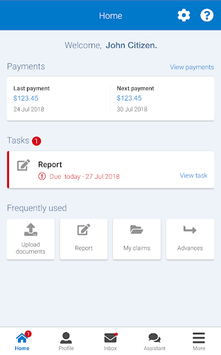 Express Plus Centrelink APK screenshot 1 Express Plus Centrelink APK screenshot 1