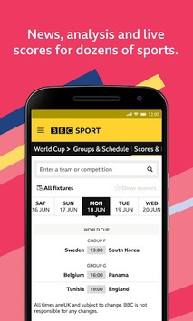 BBC Sport APK screenshot 1