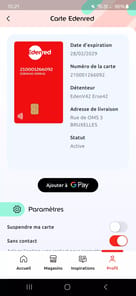 MyEdenred Belgium APK screenshot 1