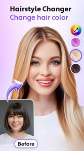 Hair Styler App, AI Hairstyle APK screenshot 1