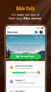 Bible Daily, KJV Bible + Audio APK screenshot 1