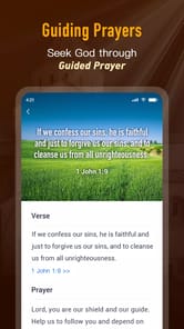 Bible Daily, KJV Bible + Audio APK screenshot 1