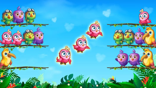 Bird Sort Puzzle APK screenshot 1
