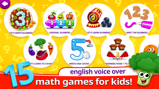 Funny Food 123! Kids Number Games for Toddlers APK screenshot 1