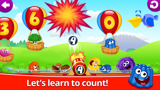 Funny Food 123! Kids Number Games for Toddlers APK screenshot 1