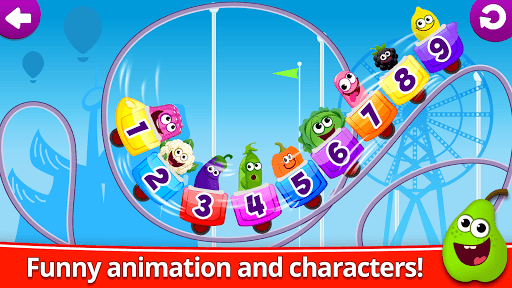Funny Food 123! Kids Number Games for Toddlers APK screenshot 1
