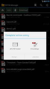 Fill and Sign PDF Forms APK screenshot 1