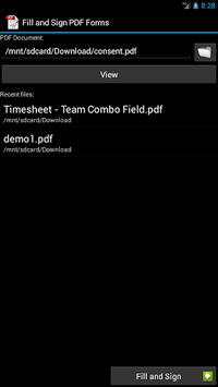 Fill and Sign PDF Forms APK screenshot 1