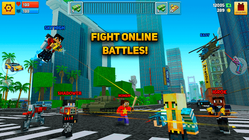 Block City Wars: Pixel Shooter with Battle Royale APK screenshot 1