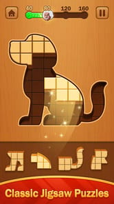 Wooden Block Jigsaw Puzzle APK screenshot 1