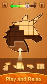 Wooden Block Jigsaw Puzzle APK screenshot 1