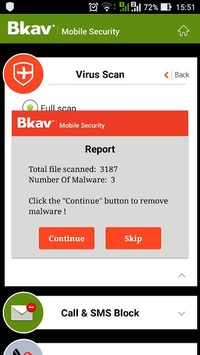 Bkav Security - Antivirus Free APK screenshot 1