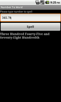 Spell Numbers APK screenshot 1