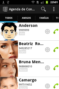 Phonebook free APK screenshot 1