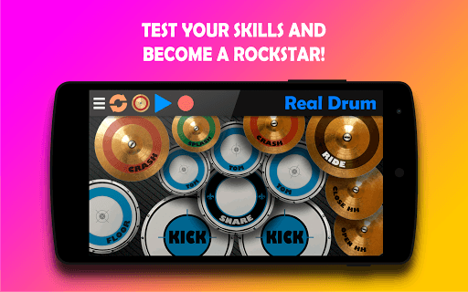 Real Drum - The Best Drum Pads Simulator APK screenshot 1