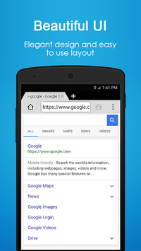 Browser 4G APK screenshot 1